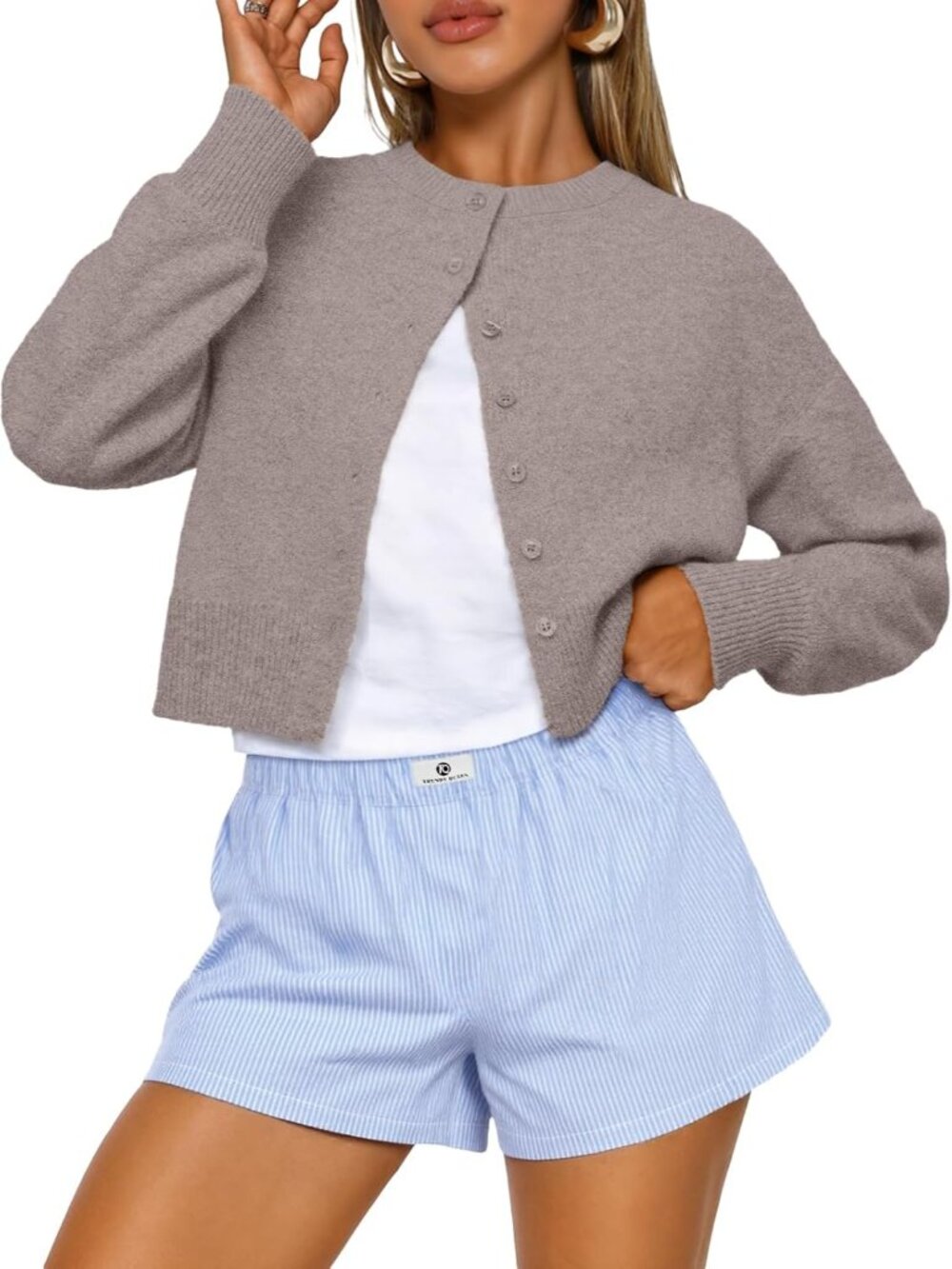 Buttery Soft Cropped Cardigan for Women - Cozy and Lightweight for All Seasons